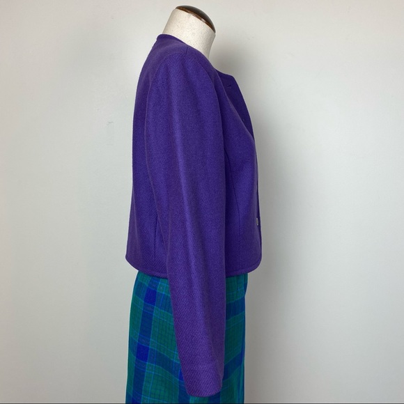 Vintage Pendleton Cropped Wool Blazer - Picture 8 of 10